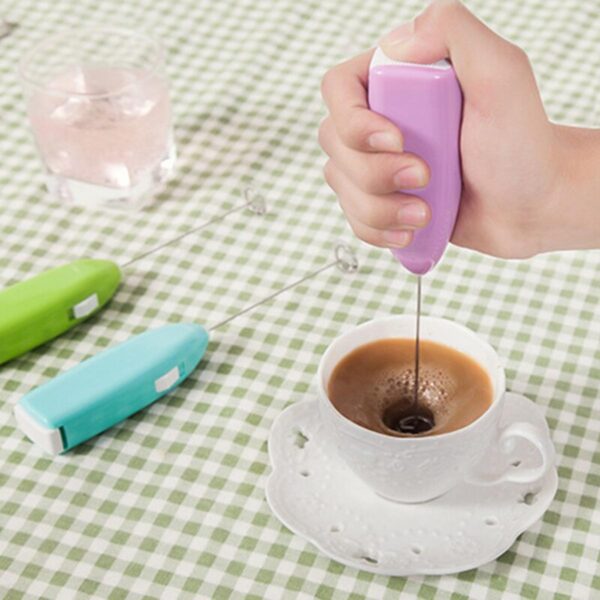 Multipurpose Electric Coffee Beater Handheld Mini Blenders Coffee Mixer Milk Foamer Portable Egg Whisk (random Color)