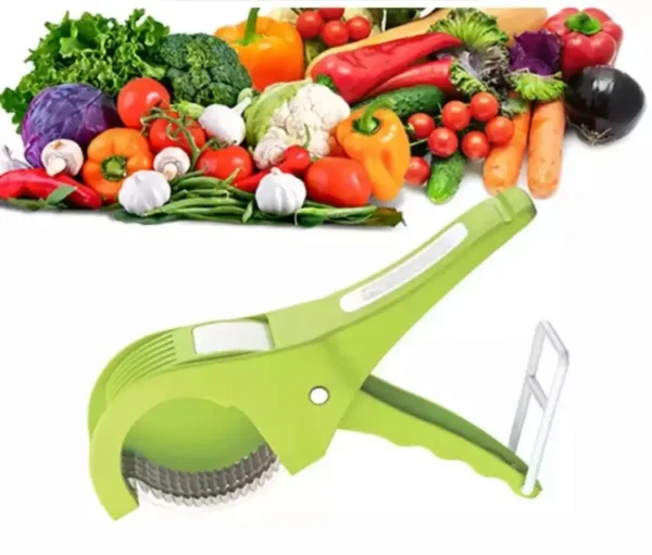 Multi Veg Cutter Effortless Precision For Vegetables & Fruits Slicing And Dicing (random Color)