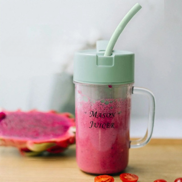 nw000330) Juicer Portable Outdoor Juicing Cup Home Mini Cordless Crushed Ice Machine Usb Charging Fruit Vegetable Blender (random, Colors)