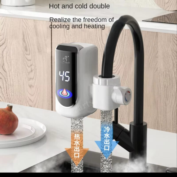 Electric Water Heater Tap Instant Hot Water Faucet Heater Cold Heating Faucet - Image 2