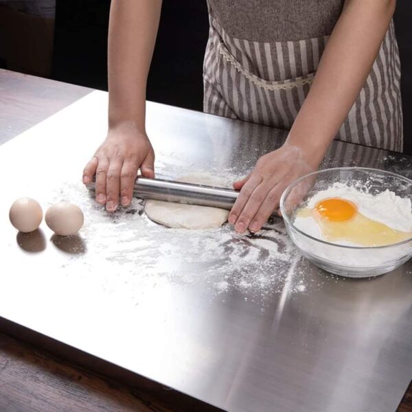 Stainless Steel Cutting Board Durable, Hygienic And Easy To Clean Perfect For All Your Chopping Needs (large Size: 40x48cm)