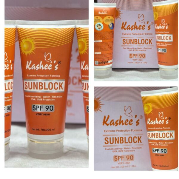 01 Pc Kashee’s Sunblock Spf 90 – Extreme Protection Formula Fast Absorbing Water Resistant