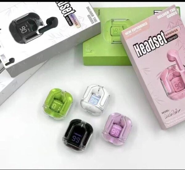 Earbuds Air 31 Airpods With Crystal Transparent Case With Type-c Charging