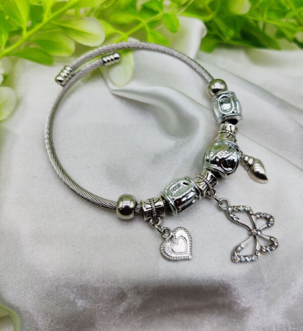 1 Piece Imported Stunning Pandora Butterfly Charm Bracelet | Best Quality Bracelet For Girls & Women