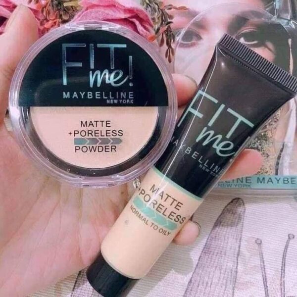 2-in-1 Makeup Deal – Liquid Foundation & Face Powder Combo For Smooth, Flawless Finish – Budget-friendly Beauty Set – Ivory Shade