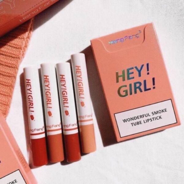 4-in-1 Trending Lipstick Set – Cigarette-shaped Matte Lipsticks, Long-lasting, Easy To Apply, Non-sticky & Fade-resistant Lip Gloss For Makeup Lovers - Image 2