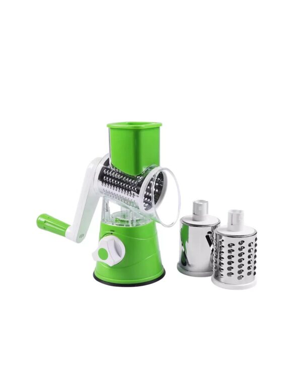 Tabletop Drum Grater | Manual Vegetable Cutter Slicer & Grater | Multi-functional Kitchen Gadget ( Random Color ) - Image 4
