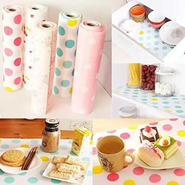 1 Roll – Kitchen Polka Foamic Sheet ( 45 X 150cm ) ( Random Design ) - Image 3