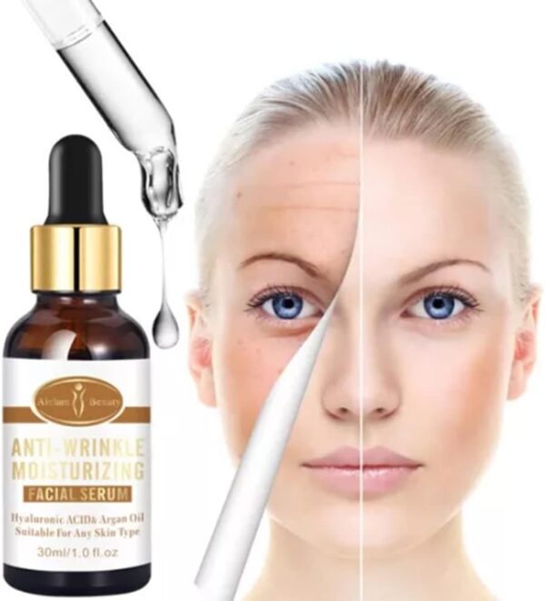 Aichun Beauty Anti-wrinkle Moisturizing Facial Serum Hyaluronic Acid Argan Oil | Suitable For Any Skin Type | 30ml | 1 Fl.oz - Image 4