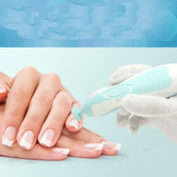 Baby Electric Nail Clipper Nail Cutter Manicure & Pedicure 0m+ | Baby Nail Trimmer - Image 3