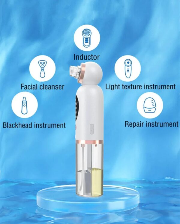 Bubble Facial & Blackhead Remover – Deep Cleanser For Acne, Pores & Glowing Skin | Pimple & Oil Control Tool | Blemish-fighting & Matte Finish | Bubble Technology Pore Purifier - Image 3