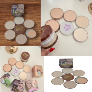Pack Of 01 – 5 In 1 | Multi-shade Face Powder Palette With Mirror | Compact Makeup Kit For All Skin Tones | Natural Finish & Easy Blending