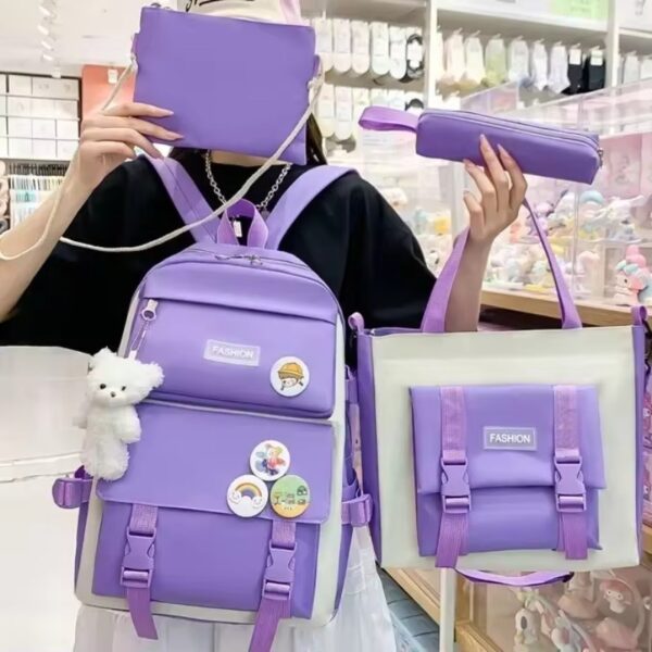 4-piece School Bag Set: Stylish & Practical New Arrival - Image 6