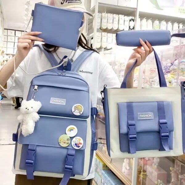 4-piece School Bag Set: Stylish & Practical New Arrival - Image 4
