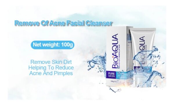 Bioaqua Anti Acne Cleanser For Removal Of Acne – 100ml - Image 3