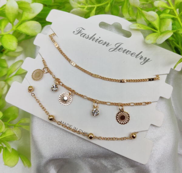 Imported Triple-layered Adjustable Bracelet Set | Best Quality Artificial Bracelet For Girls & Women | Bracelet For Every Occasion | Elegant Design - Image 7