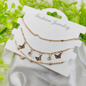 Imported Triple-layered Adjustable Bracelet Set | Best Quality Artificial Bracelet For Girls & Women | Bracelet For Every Occasion | Elegant Design
