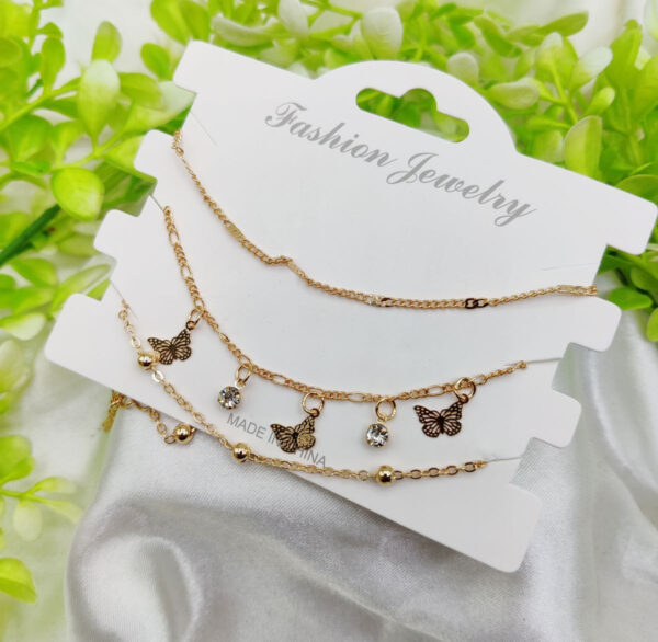 Imported Triple-layered Adjustable Bracelet Set | Best Quality Artificial Bracelet For Girls & Women | Bracelet For Every Occasion | Elegant Design