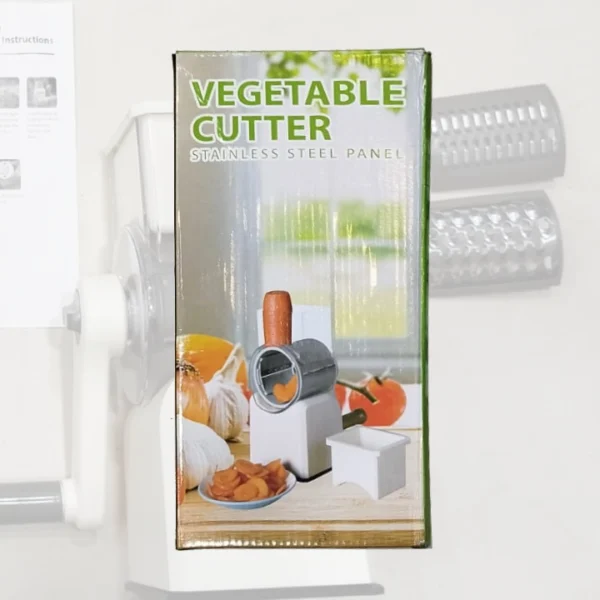 Vegetable Cutter Stainless Steel | Manual Vegetable Cutter Slicer & Grater | Multi-functional Kitchen Gadget ( Random Color ) - Image 5