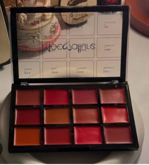 Mocallure 12-color Lip Palette / Long-lasting Professional Lip Kit For Every Mood - Image 2