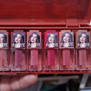 Mocallure Dark Nude Matte Lip Gloss Set – 8 Long-lasting Shades For All Skin Tones