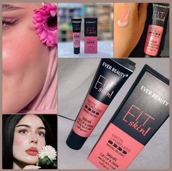 Eit Skin Magic Blush – Matte + Poreless (2-in-1 Lip & Cheek Tint) Lasting 36 Hours 35ml
