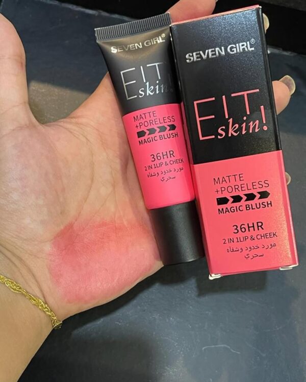 Eit Skin Magic Blush – Matte + Poreless (2-in-1 Lip & Cheek Tint) Lasting 36 Hours 35ml - Image 2