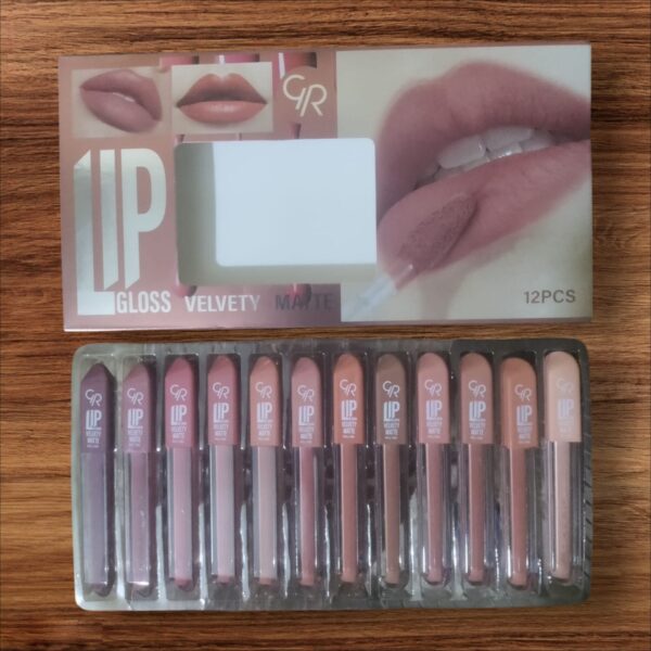 Velvet Matte Lip Gloss | High Pigment Lipgloss Set | Best Quality Lipgloss Set (multi Shades) - Image 2