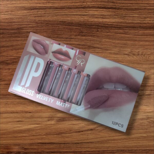 Velvet Matte Lip Gloss | High Pigment Lipgloss Set | Best Quality Lipgloss Set (multi Shades) - Image 3