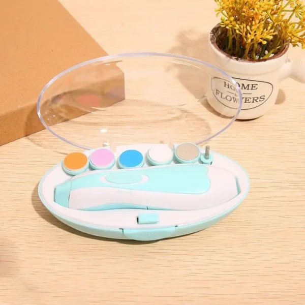 Baby Electric Nail Clipper Nail Cutter Manicure & Pedicure 0m+ | Baby Nail Trimmer - Image 5