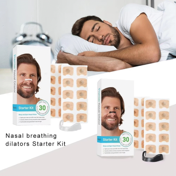 Sleep-co Magnetic Nose Strips – Nasal Dilator Starter Kit Next-gen Breath In Nasal Strips / Magnetic Nose Clips - Image 2