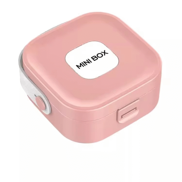 Jewelry Organizer Box | Portable Jewelry Storage Box | Sleek | Portable | Multi-functional Travel Jewelry Organizer | Durable | Compact Ring | Necklace | Earring Storage Boxes With Mirror | For Travel | Home | Gift Option – Random Color - Image 3