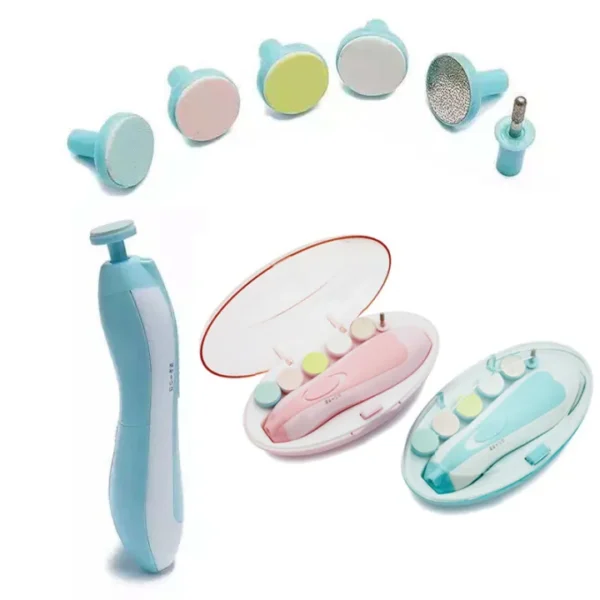 Baby Electric Nail Clipper Nail Cutter Manicure & Pedicure 0m+ | Baby Nail Trimmer - Image 2