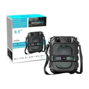 Gts-1191 10w Wireless Portable Bluetooth Speaker With 6.5″ Subwoofer, Fm Radio, 1200mah Battery, Loud Volume, Usb/aux/tf Support, Belt Strap For Outdoor Travel, Party, Picnic, Camping Use