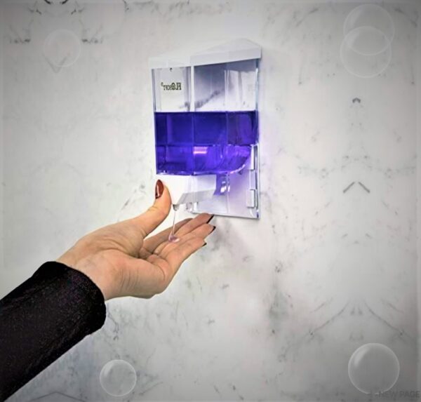 Flosoft Wall Mounted Liquid Soap / Sanitiser / Shampoo Despencer (500 Ml) - Image 3