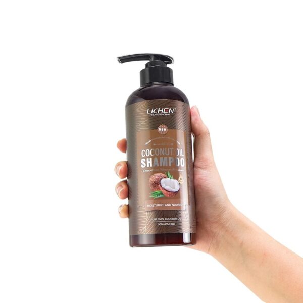 Lichen Hair Shampoo – Lichen Coconut Oil Shampoo, Sulfate Free, Paraben Free, Silicone Free, Color Safe, And Vegan Hair Shampoo – 500 Ml - Image 4