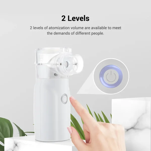 Portable Nebulizer For Asthma Inhaler Nebulizer Machine For Kids And Adults Medical Asthma Nebulizer – Rechargeable - Image 9