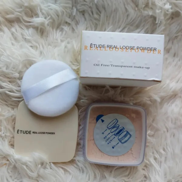 Etude Real Loose Powder – Oil Control & Smooth Matte Finish | Shades 21 & 22