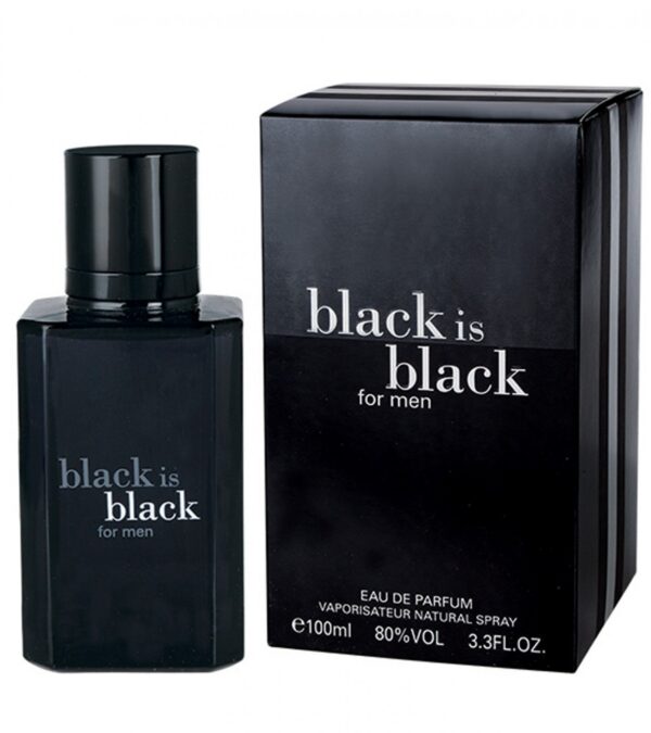 Black Is Black Perfume For Men | Best Quality Perfume For Men | Eau De Parfum – 100ml – 80% Vol – 3.3floz