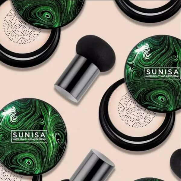 Sunisa 3 In 1 Air Cushion Bb And Cc Cream Foundation Waterproof Mushroom Head Air Cushion Bb Cream Liquid Foundations Cc Cream - Image 4