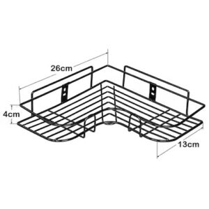 Shower, Bathtub, And Toilet Durable & Rustproof Corner Storage Organizer