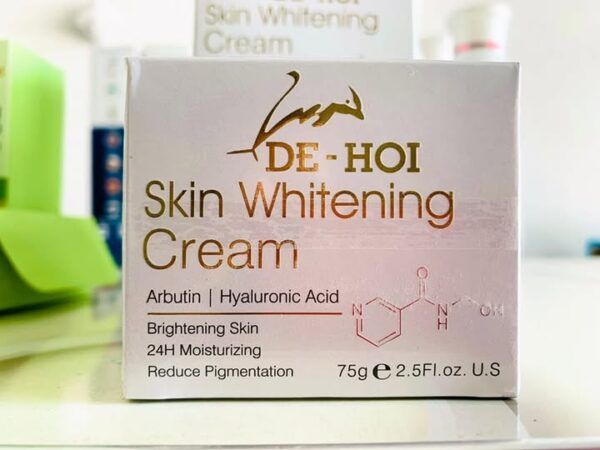 De Hoi Skin Whitening Cream – Brightening & Moisturizing Face And Body Cream For Dark Skin – 75 Gram - Image 4