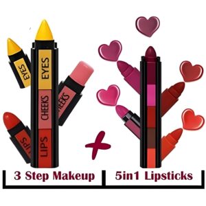 8 In 1 Makeup Deal – 3 In 1 Lip Pen