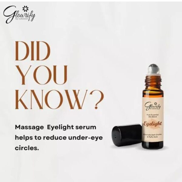Glowrify Eyelight Serum – Eliminates Dark Circles Around Eyes & Puffy Eyes 10 Ml - Image 2