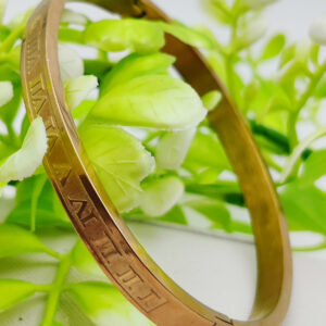 Adjustable Roman Numeral Bracelet
