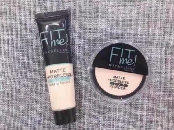 2-in-1 Makeup Deal – Liquid Foundation & Face Powder Combo For Smooth, Flawless Finish – Budget-friendly Beauty Set – Ivory Shade - Image 2