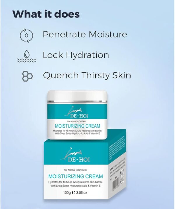 De-hoi Moisturizing Cream, 100g, Rejuvenated, Refreshed, Brightening - Image 5