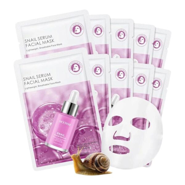 Pack Of 05 – Anti-wrinkle Face Sheet Mask | Anti Aging Hydrating Anti-acne Repairing Brightening Moisturizing Retinol Serum Facial Mask - Image 6