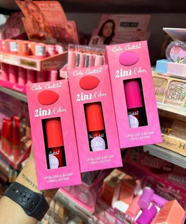 Color Castle 2 In 1 Makeup Deal, Pack Of 2 | Color Castle Lipsticks Pack - Image 3