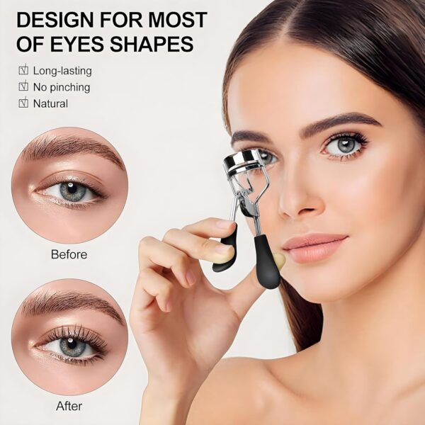 Long Lasting Eyelash Curler For Stunning Curls | Professional Lash Curler For Natural Lift & Curl - Image 3